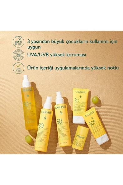 Caudalie Vinosun Yüksek Koruma Sağlayan Güneş Suyu Spf50 - 6
