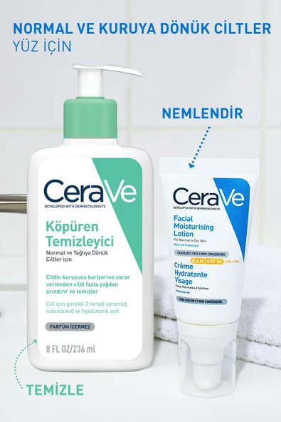 CeraVe Kuru Ciltler Için Spf50 Nemlendirici Yüz Kremi 52 ml - 6