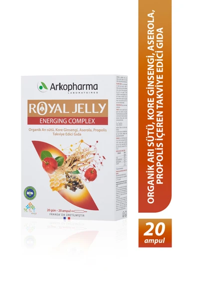 Arkopharma Royal Jelly Energing Complex 20 Ampül ürün görseli