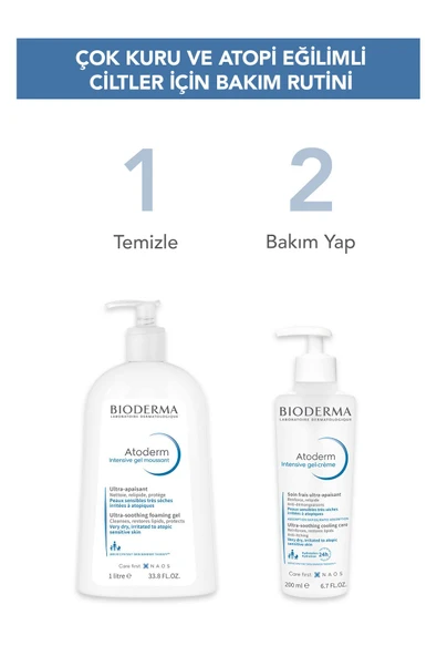 Bioderma Atoderm Intensive Gel-Cream Çok Kuru Atopi Eğilimli Cilt Yatıştırıcı Jel Krem Niasinamid 200 ml - 7