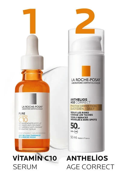 La Roche Posay Anthelios Age Correct SPF50+ Uv Kaynaklı Leke ve Kırışıklık Karşıtı-50ml - Resim 5