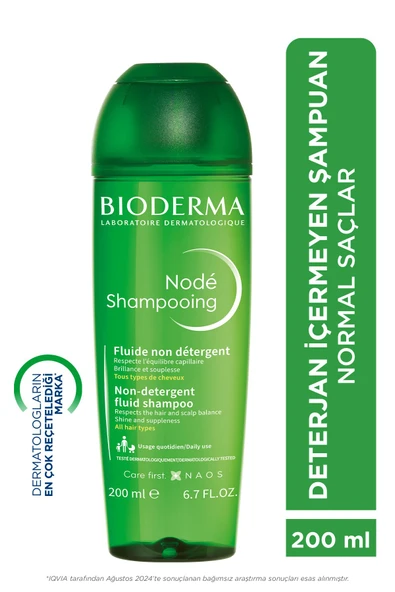 Bioderma Node Fluid Shampoo Deterjan İçermeyen Saç Bakım Şampuanı 200 ml