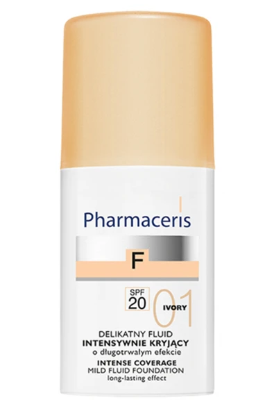 Pharmaceris İntense Coverage Mild Fuid Foundation Spf20 / 01 Ivory 30 ml ürün görseli 1