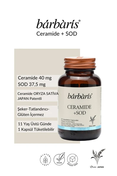 Barbaris BARBARİS CERAMIDE+SOD 30 CAPSULES 2* PAKET - 2