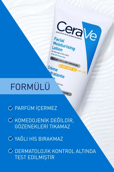 CeraVe Facial Moisturising Lotion Spf 30 52 ml - Resim 2