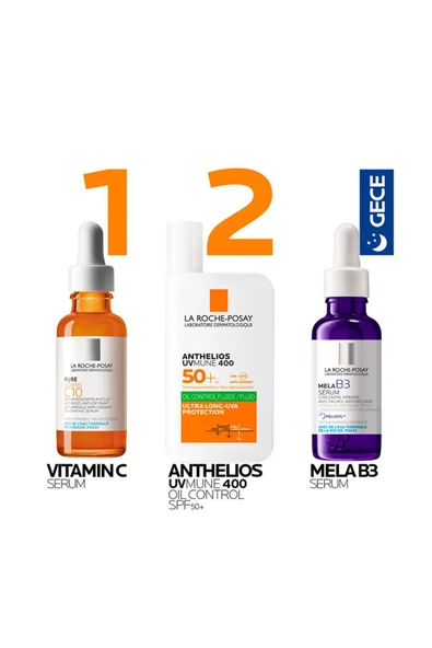 La Roche Posay Anthelios Uvmune400 Oil Control Fluide Spf50 Karma Ve Yağlı Için Yüz Güneş Kremi 50 - 7
