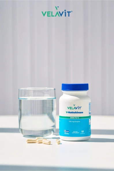 Velavit V-nattokinase 30 Veg Kapsül - 8