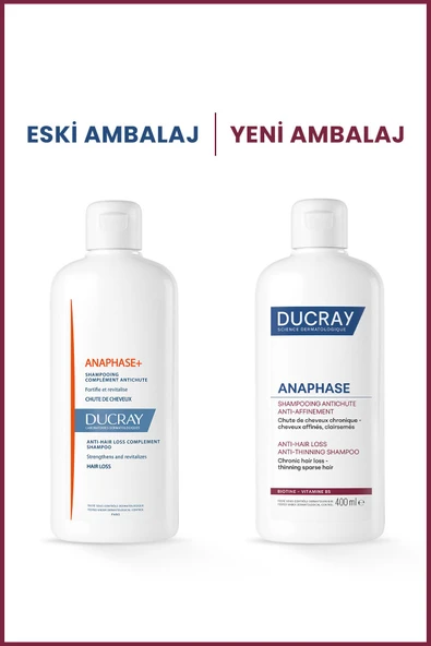 Ducray Anaphase Chronic Saç Dökülmesi Karşıtı Şampuan 400 ml X 2 - 2