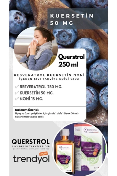 querstrol 250 Ml X 2 Adet | Resveratrol Quercetin Takviye Edici Avantajlı Aile Paketi - Resim 3