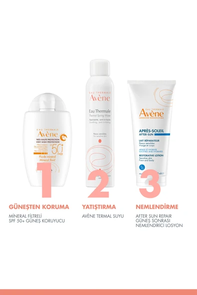 Avene Mineral Fluid SPF 50+ Hassas Ciltler için Ultra Hafif Güneş Kremi 40 ml - Resim 6