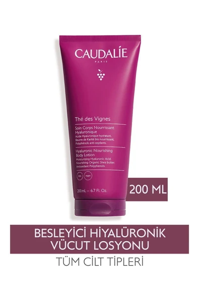 Caudalie Thé des Vignes Besleyici Hiyalüronik Vücut Losyonu 200 ml