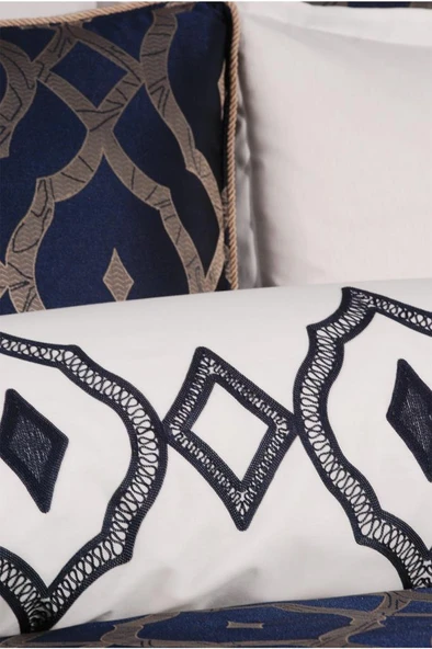 Çeyiz Diyarı İlayda 10 Parça Çeyiz Seti Lacivert - Resim 2