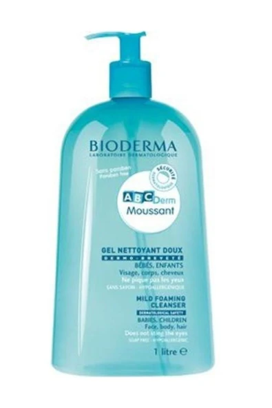Bioderma Abcderm Yüz Vücut Ve Saç Temizleme Jeli 1lt Hbv0000039dr5 ürün görseli 1