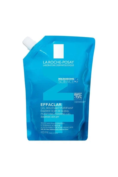 La Roche Posay Effaclar Yağlı Ciltler Için Temizleme Jeli 400ml-Refill ürün görseli 1