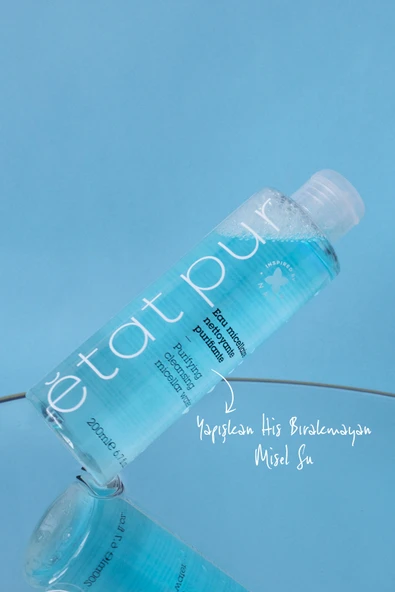 Etat Pur Micellar Purifying Cleansing Water Arındırıcı Göz Yüz Makyaj Temizleme Suyu 200 ml - Resim 5