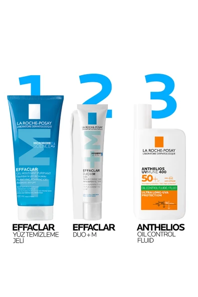 La Roche Posay Effaclar Jel Yağlı Ve Akneye Eğilimli Ciltler Için Yüz Temizleme Jeli 200 ml - Resim 7