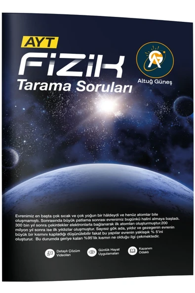 Altuğ Güneş AYT Fizik Tarama Soruları (Deneme) ürün görseli