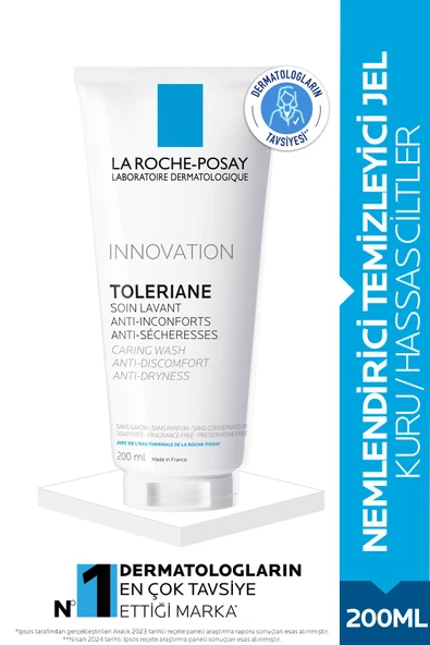 La Roche Posay Toleriane Caring Wash Temizleyici Jel 200 ml ürün görseli 1