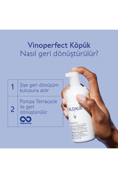 Caudalie Vinoperfect Işıltı Verici Mikro Peeling Temizleme Köpüğü - Resim 5