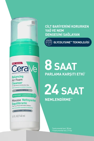 CeraVe Balancing Air Foam Yüz Temizleyici Köpük 148 ml - Resim 2