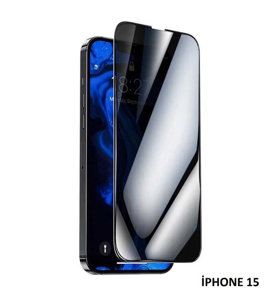 İphone 15 Anti Statik Tam Kaplayan Hayalet Kırılmaz Cam ürün görseli