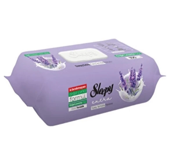 Sleepy Extra Yüzey Temizlik Havlusu 100 Yaprak Doğal Lavanta Yağlı ürün görseli 1