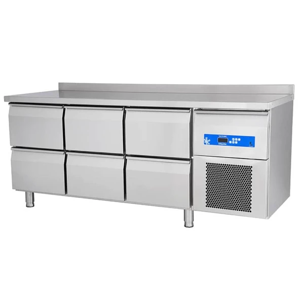 Öztiryakiler 6 Çekmeceli Yatay Tip Derin Dondurucu, Tag 370 Lmv, 304 Kalite ürün görseli