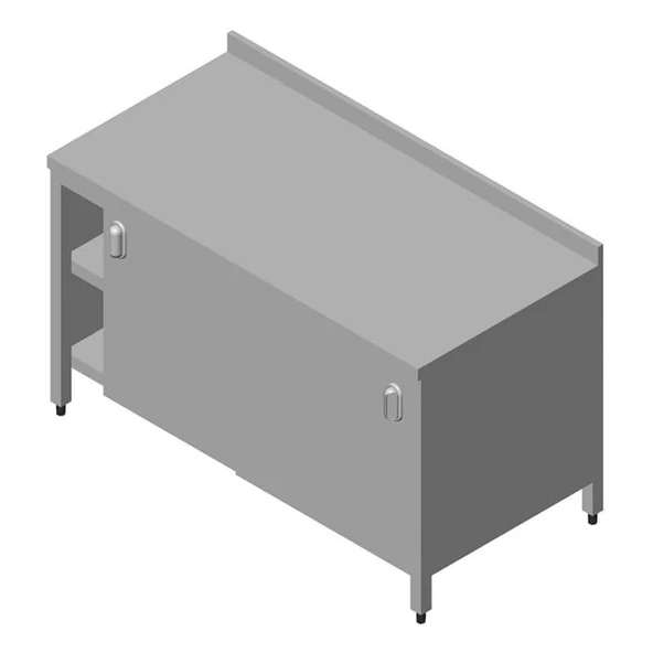Öztiryakiler Çalışma Tezgahı Dolaplı Ara Raflı 120x60 Cm ürün görseli