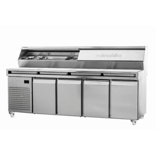 Öztiryakiler 4 Kapılı Pizza Hazırlık Dolabı, 240x80 Cm ürün görseli