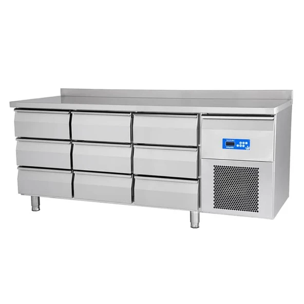 Öztiryakiler 9 Çekmeceli Yatay Tip Derin Dondurucu, Tag 370 Lmv, 304 Kalite ürün görseli