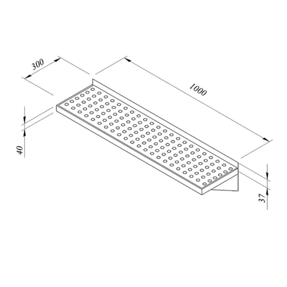 Öztiryakiler Süzme Rafı, 100 Cm ürün görseli