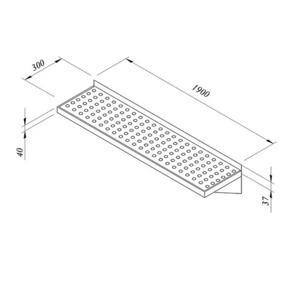 Öztiryakiler Süzme Rafı, 190 Cm ürün görseli