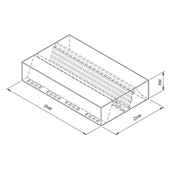 Öztiryakiler Kutu Tipi Çift Cidarlı Filtreli Orta Tip Davlumbaz, 350x250 Cm ürün görseli 1