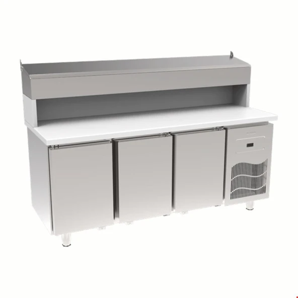 İnoksan Sgp190 - Polietilen Tablalı 3 Kapılı Pizza Hazırlık Ünitesi ürün görseli