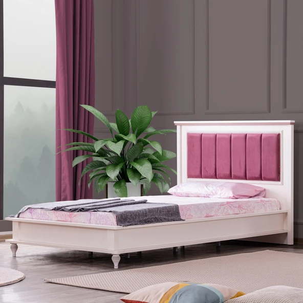 Ezgi Lüx Genç Odası - 3 Kapılı Dolap, Karyola, Komodin - Resim 4