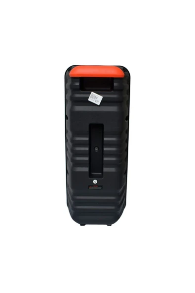 1702 Taşınabilir Bluetooth Mikrofonlu Rgb Işıklı 8x2 Inç Hoparlör Fm Radyo USB Tf Kart - 2