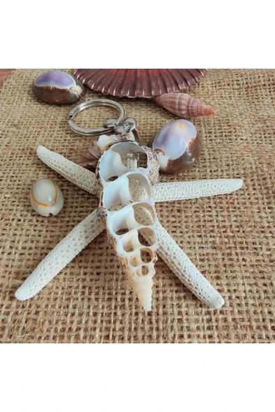 AtaRoots Deniz Kabuğu Anahtarlık - 12449 - 2