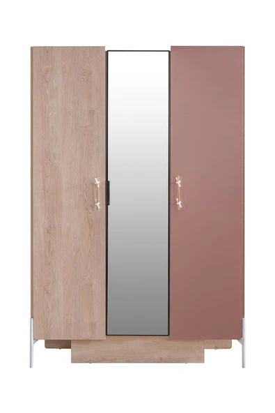 Rosetta Genç Odası - 3 Kapılı Dolap, Karyola, Komodin, Masa, Şifonyer, Kitaplık - Resim 3