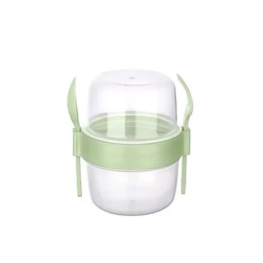 2 Adet Kaşıklı Müsli Kabı 800 ml ürün görseli 1