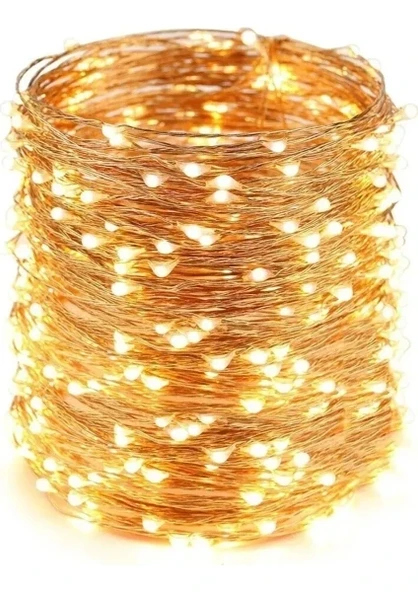 2 Adet 10 Metre Pilli Peri Led, Dekor Işık (Günışığı) - Resim 4