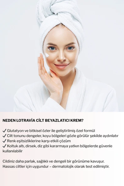 Cilt Beyazlatıcı Krem | Glutatyonlu, Leke Karşıtı, Aydınlatıcı Etki - 5