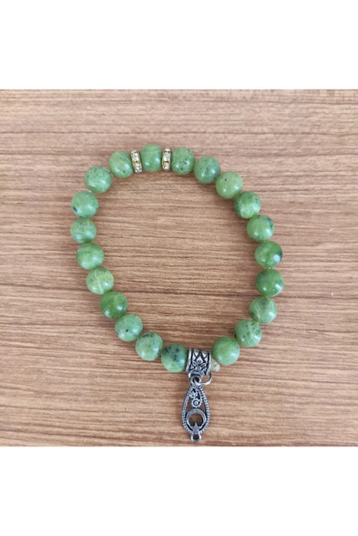 AtaRoots Doğal Yeşim Taşı Bileklik - 583 - Resim 2