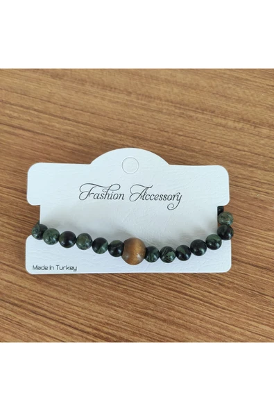 AtaRoots Doğal Yeşim Taşı Bileklik - 12585 - Resim 2