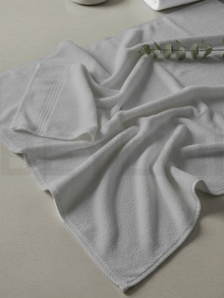 Beylini Banyo Havlu Takımı Yüksek Emici Yumuşak Banyo Hamam Vücut Plaj Havuz Sahil Havlusu Çeyizlik Gri 70x140cm - 2