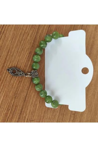 AtaRoots Doğal Yeşim Taşı Bileklik - 583 - Resim 4