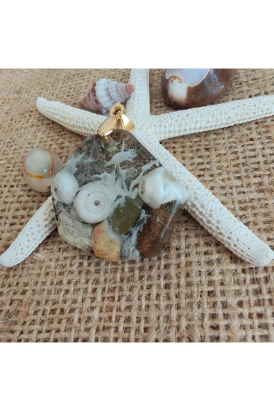 AtaRoots Epoksi Kolye Ucu -12498 - Resim 2