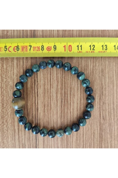 AtaRoots Doğal Yeşim Taşı Bileklik - 12585 - Resim 3