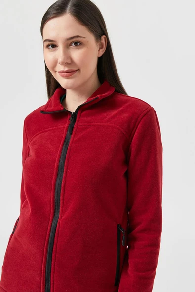 Kadın Doktor Hemşire Poları Hastane Kışlık Polar Ceket Modeli - 12