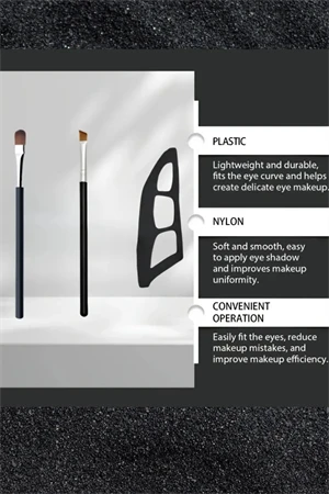 Göz Makyaj Asistanı - 2 Özel Far Fırçası, Göz Farı Araçları, Hızlı Makyaj Şablonları, Göz Farı Kalıpları, Kadın Başlangıç Seviyesi İçin Uygun, - 3