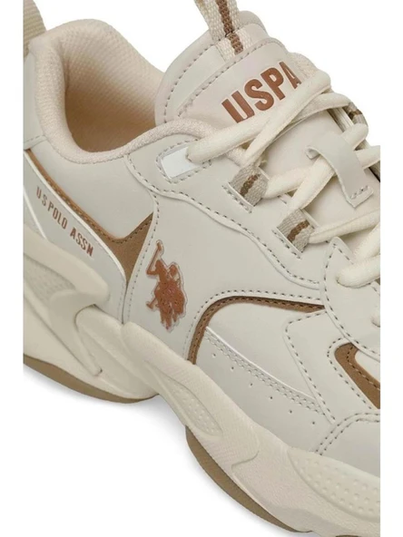 U.S.POLO ASSN ISABELLA 5PR BEJ COMFORT CASUAL ANATOMİK SPOR AYAKKABI - Resim 7